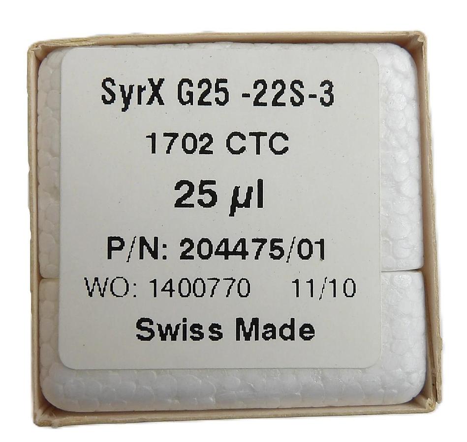 Used CTC Analytics PAL SyrLCX25µL X-Type Syringe Autosampler Kit Lot of 5 New