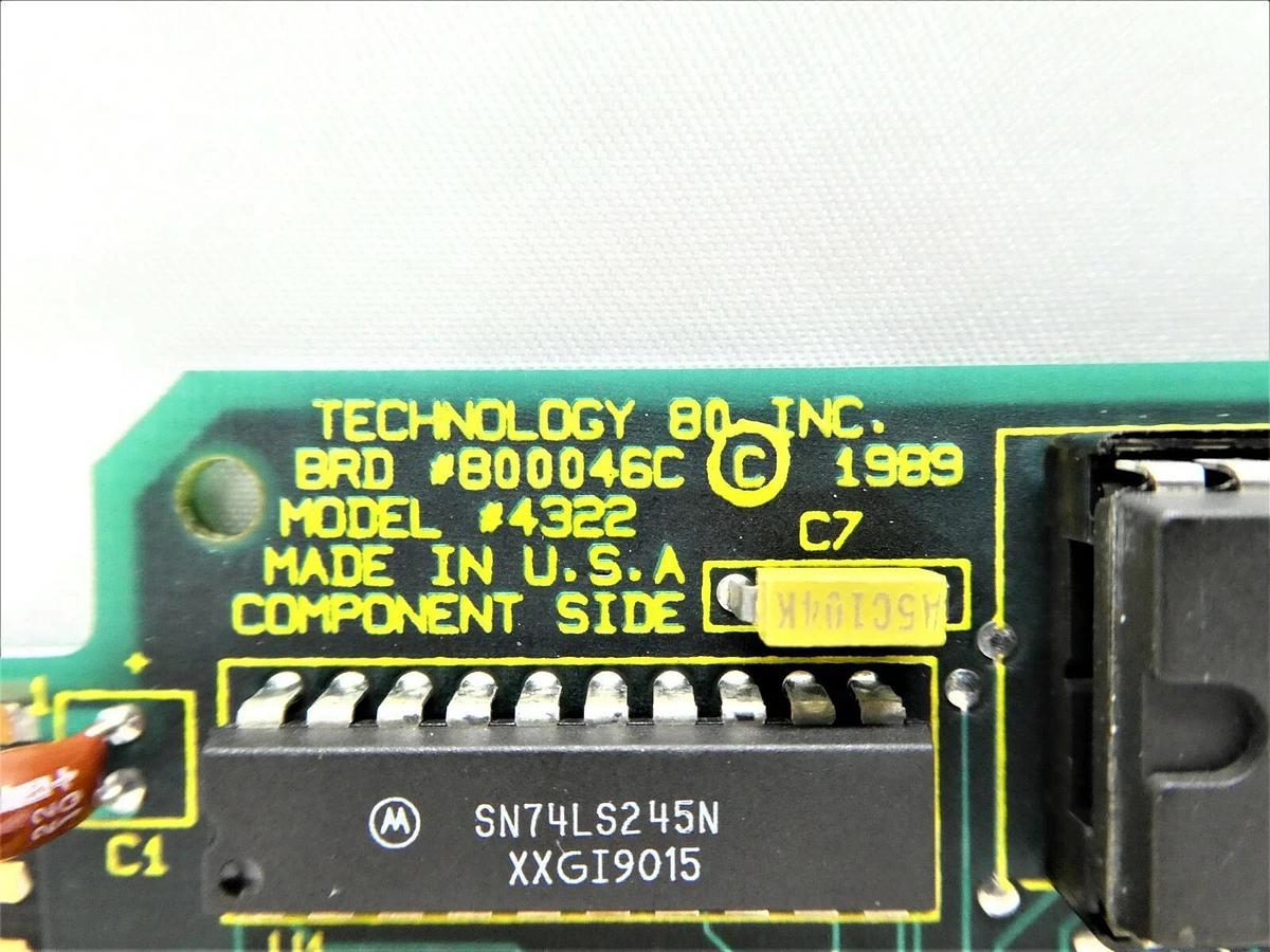 Used Technology 80 4322 Motor Control PCB Card B00046C KLA-Tencor 53-0012 Working