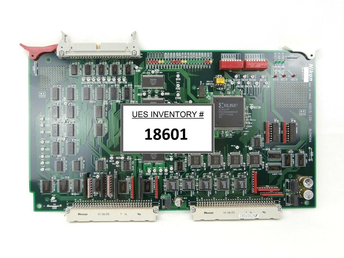 Used Nikon 4S015-129 Processor Board PCB Card BUSMON4 NSR System Working Spare