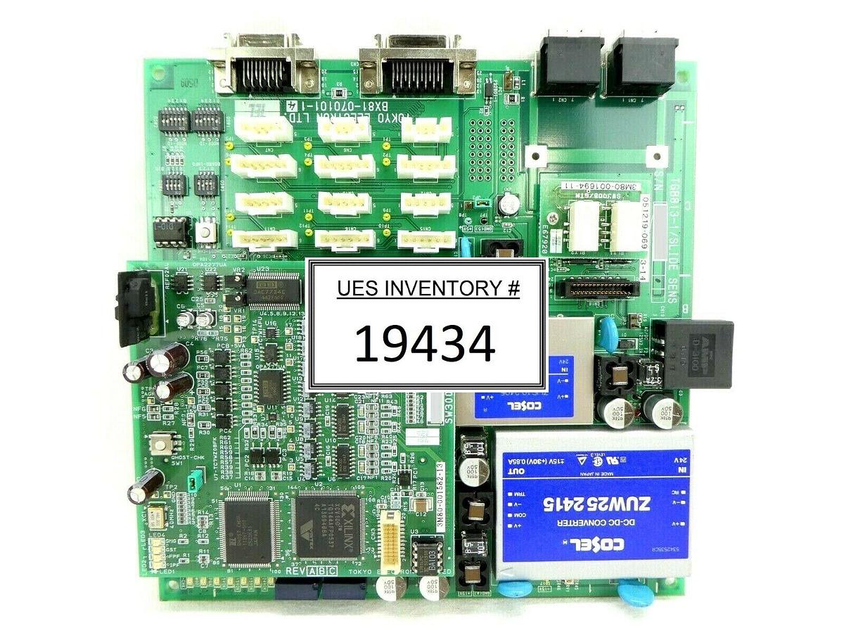 Used TEL Tokyo Electron BX81-070101-14 Board PCB TGB813-1/SLIDE SENS Trias Working