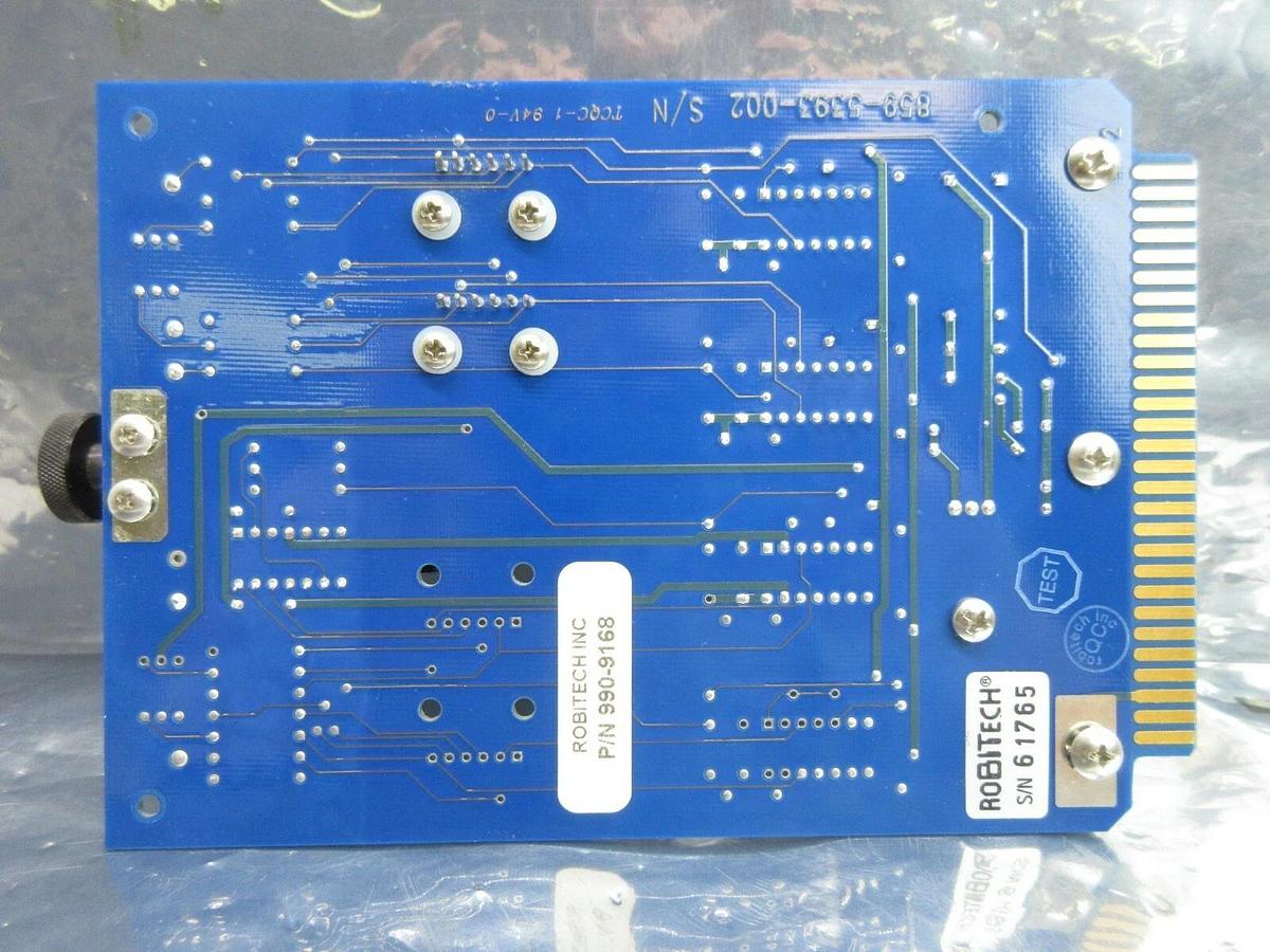 Used Robitech 990-9168 Transducer PCB Card 859-0944-002 Rev. C Used Working