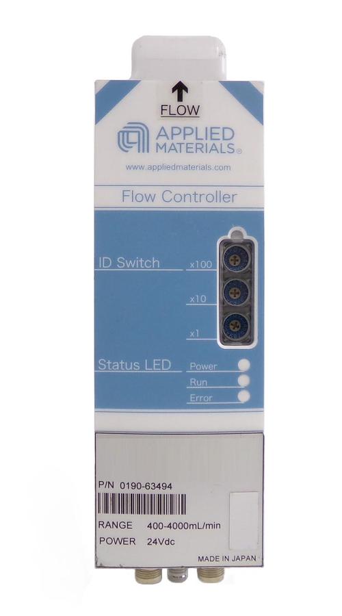 Used AMAT Applied Materials 0190-63494 Flow Controller 400-4000mL/min Working Spare