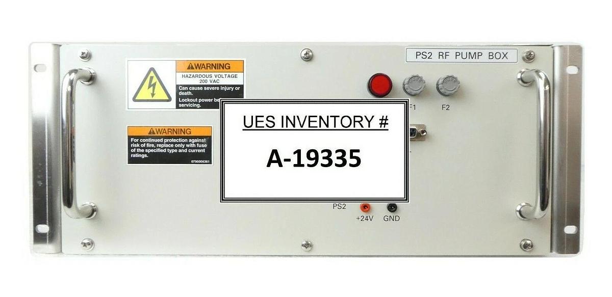 Used TEL Tokyo Electron PS2 RF Pump Box 2L81-050065-V1 2L81-050053-V1 2L81-050054-V1