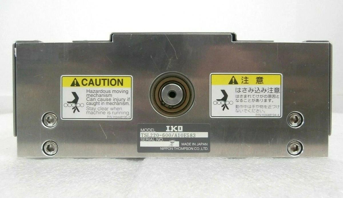 Used IKO TSL220-600/A10E583 Robot Linear Track Hitachi I-900SRT Working Surplus