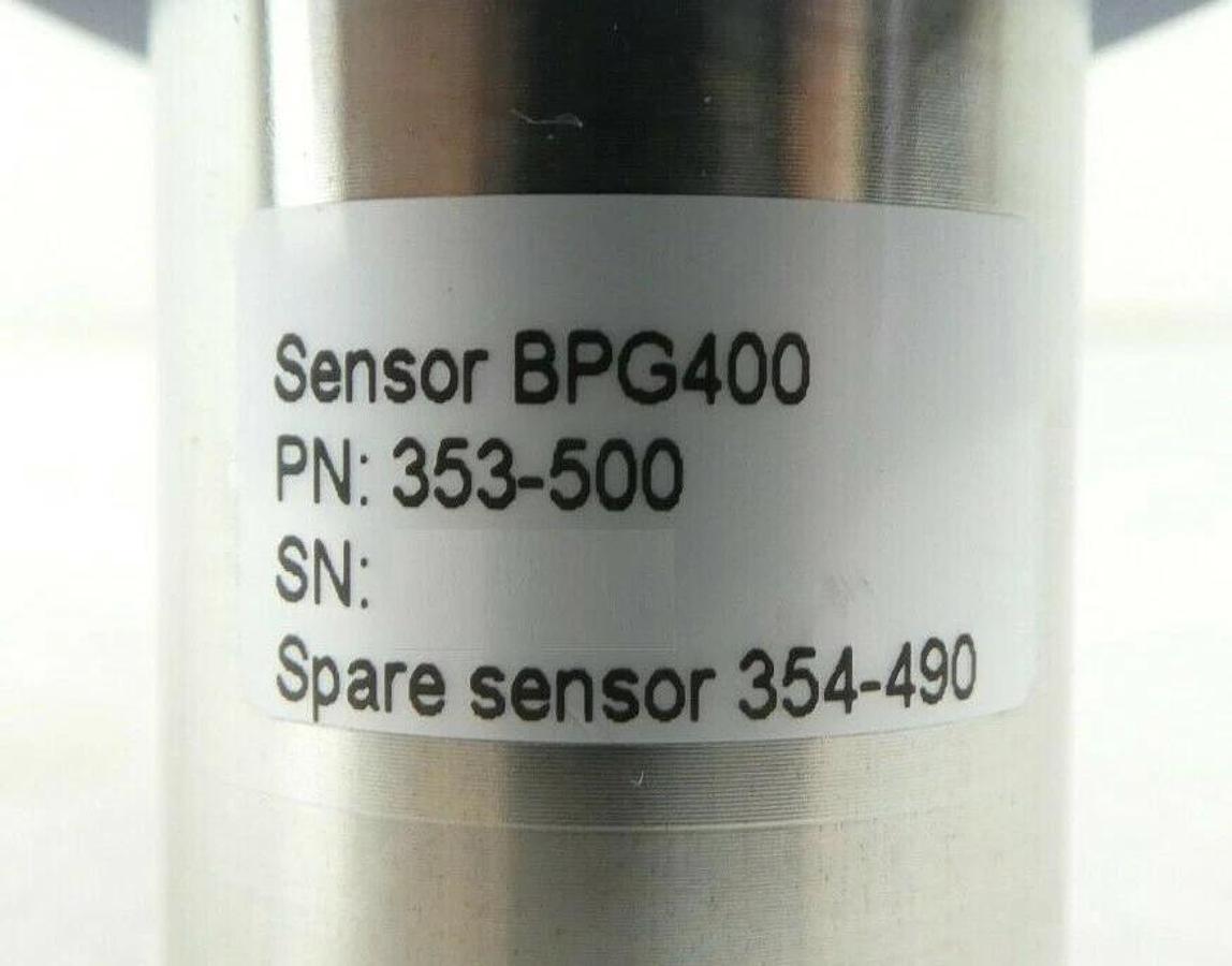 Used Inficon 353-500 Bayard-Alpert Pirani Vacuum Gauge BPG400 Working Surplus