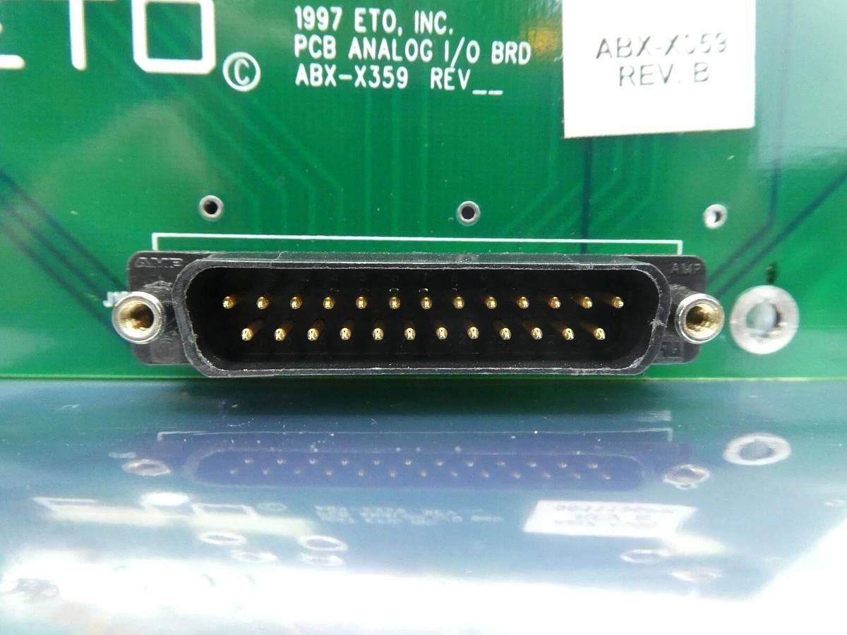 Used ETO Ehrhorn Technological ABX-X349 Analog I/O PCB AMAT Centura ETO Rack