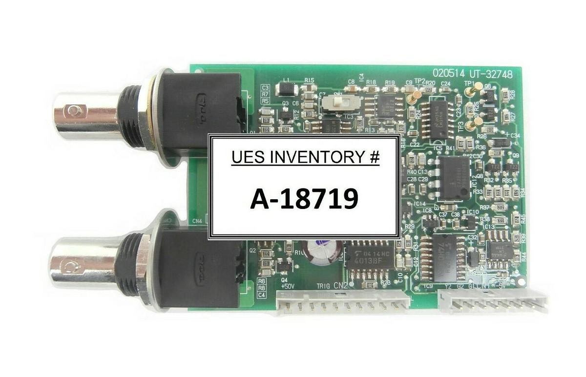 Used Tokyo Keiso UT-32748 Flowmeter I/O Interface PCB 020514 TEL Lithius Working