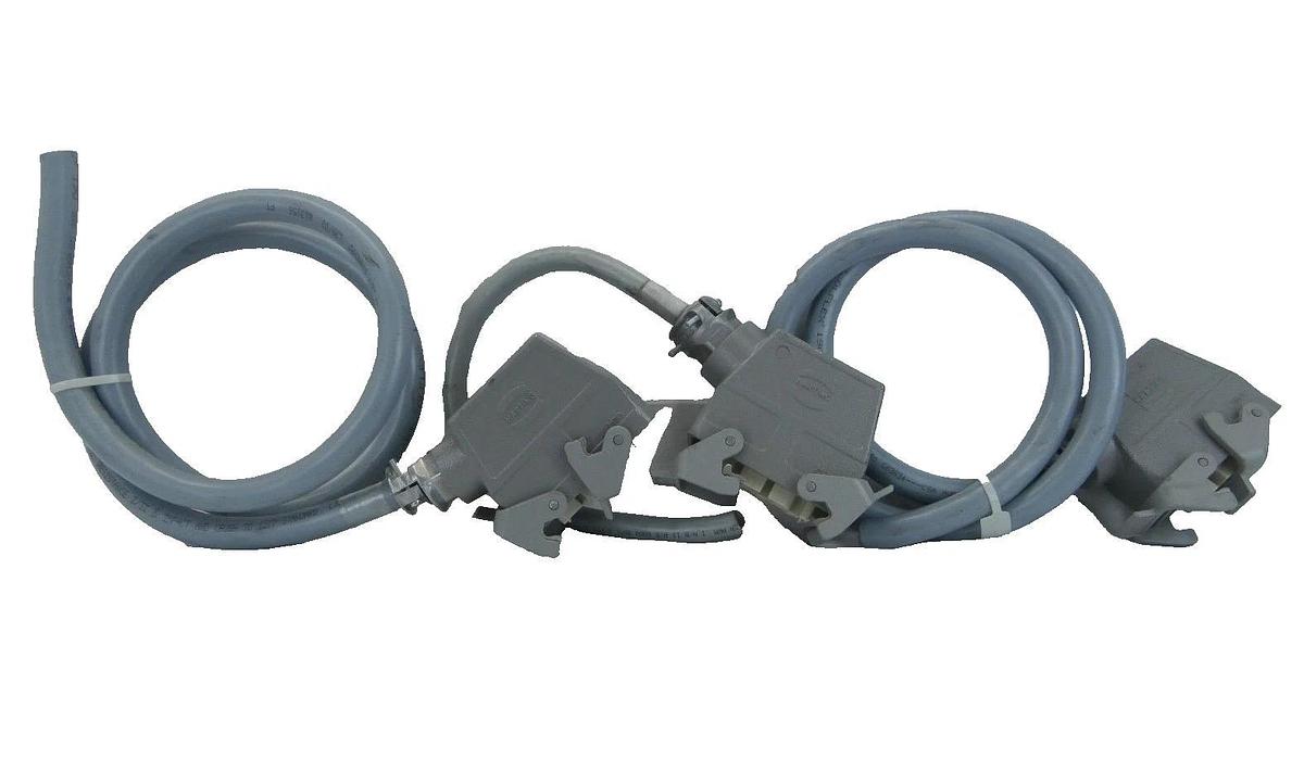 Used Edwards E21909516 iQDP Power Plug 1 Foot Cable iQDP40 iQDP80 Lot of 3 Working