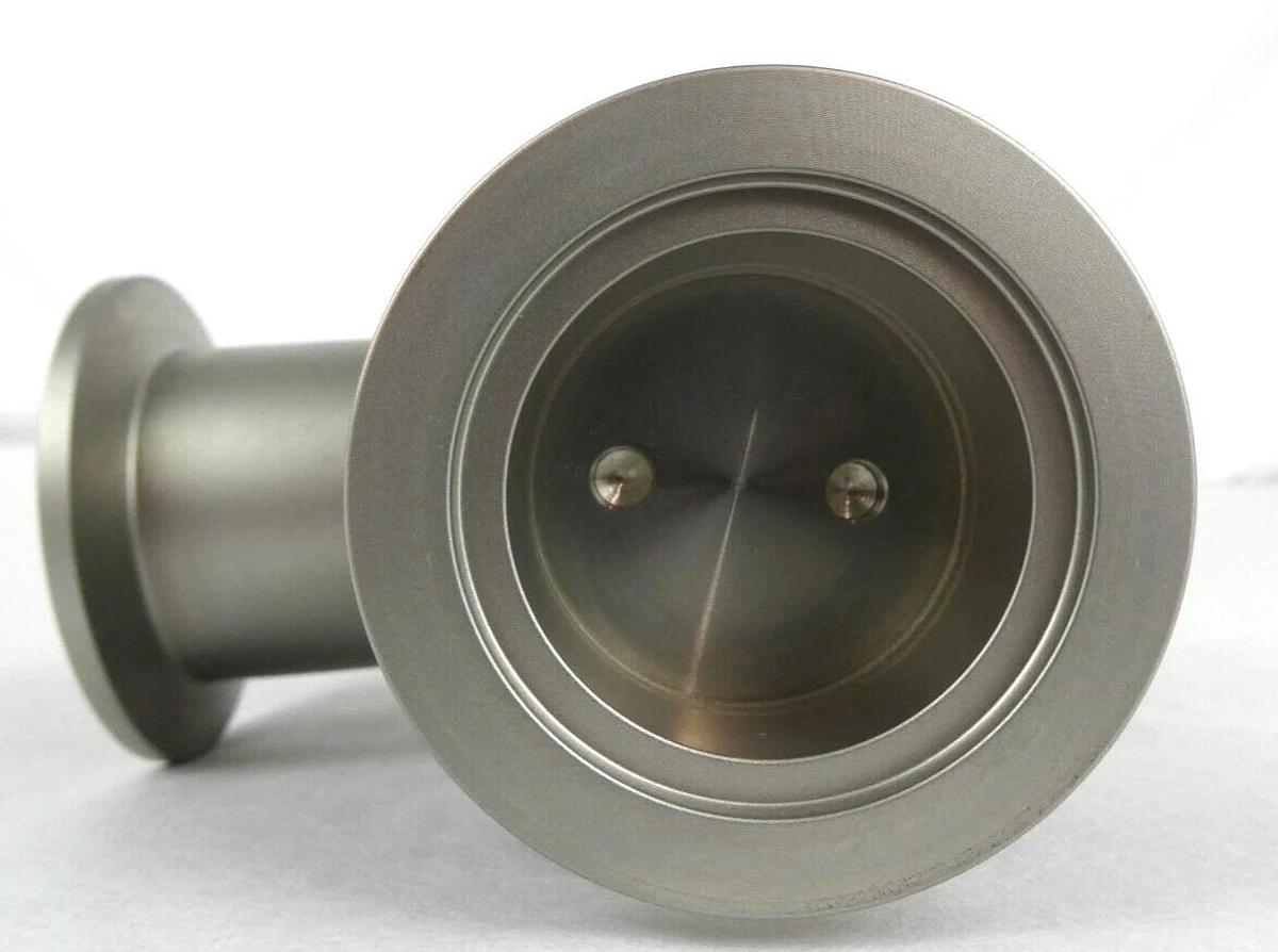 Used MKS Instruments 100018122 Pneumatic Isolation Angle Valve Working Surplus