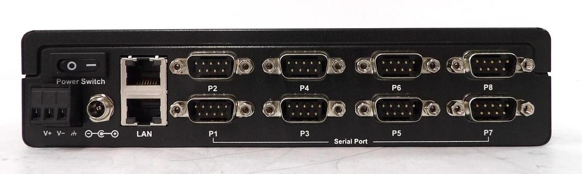 Used Moxa 3093091000012 8-Port Serial Device Server Nport 5610-8-DT Working
