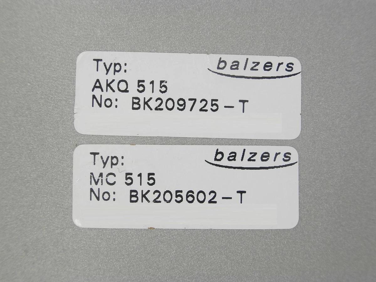 Used Umicore BD483075-T TITANIUM 99.9% Sputtering Target AKQ515 Balzers BK205602-T