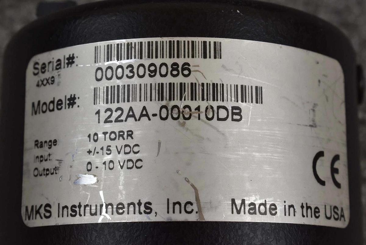 Used MKS Instruments 122AA-00010DB Baratron Pressure Transducer Working Surplus