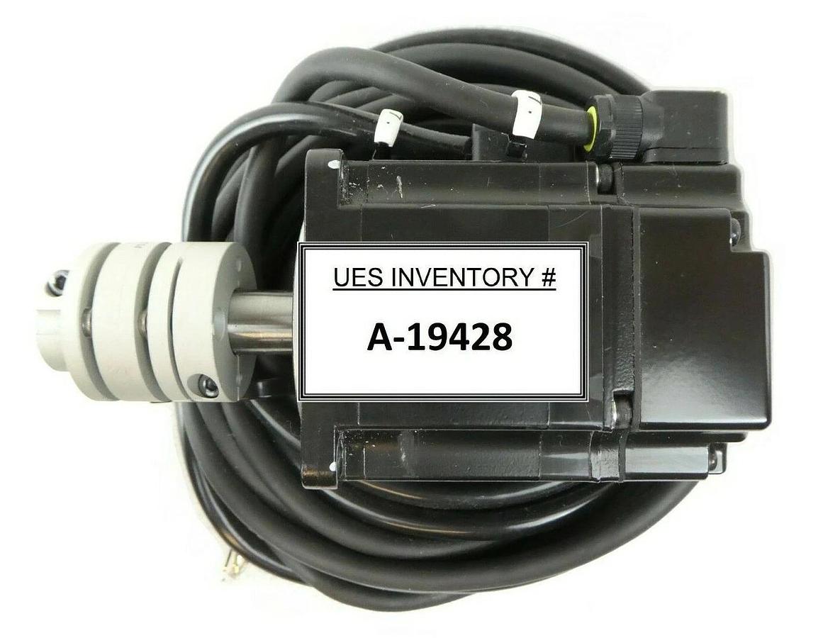 Used Yaskawa Electric SGMJV-02AAA21 AC Servo Motor Rudolph F30 No Connector Working
