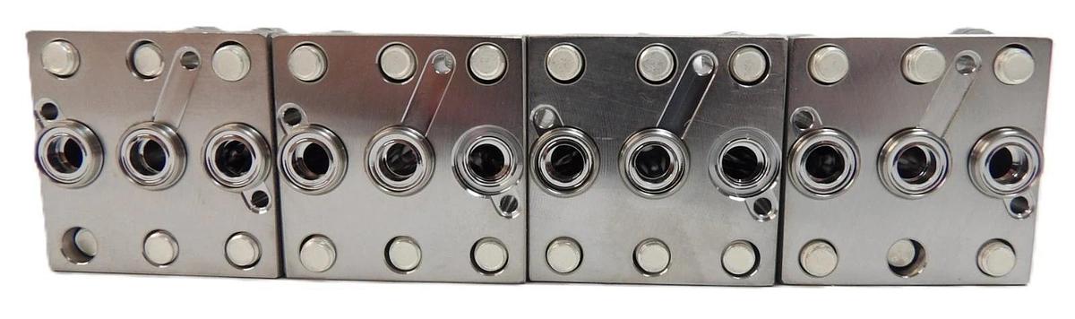 Fujikin FPR-NSDT-21-6.35UGC Metal Diaphragm Valve Reseller Lot of 4 New