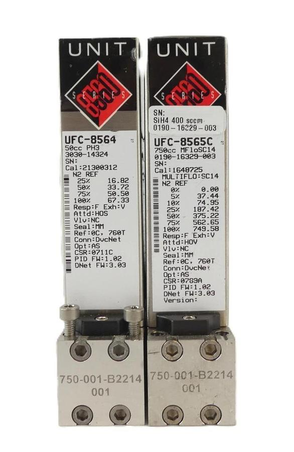 Used UNIT 8560 Series Mass Flow Controller MFC UFC-8561C UFC-8564 UFC-8565 Lot of 10