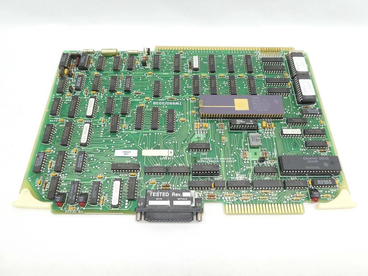 Used Texas Instruments 1600642-0001 Disc Control PCB Card TM990/303B Varian 2204049