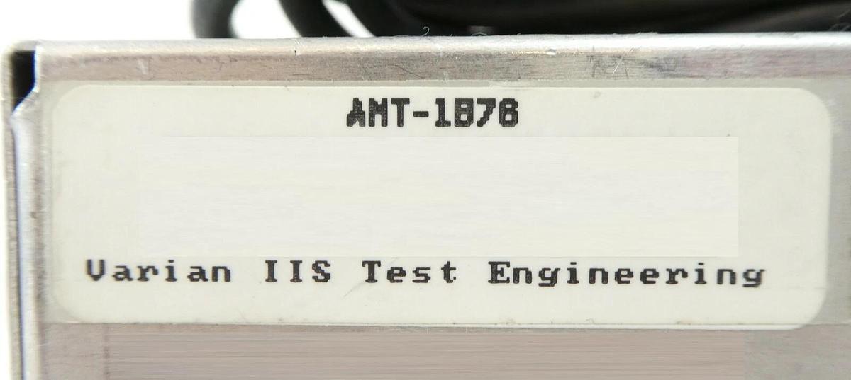 Used Varian Ion Implant Systems AMT-1876 Voltage Source/DVM Remote Control Working