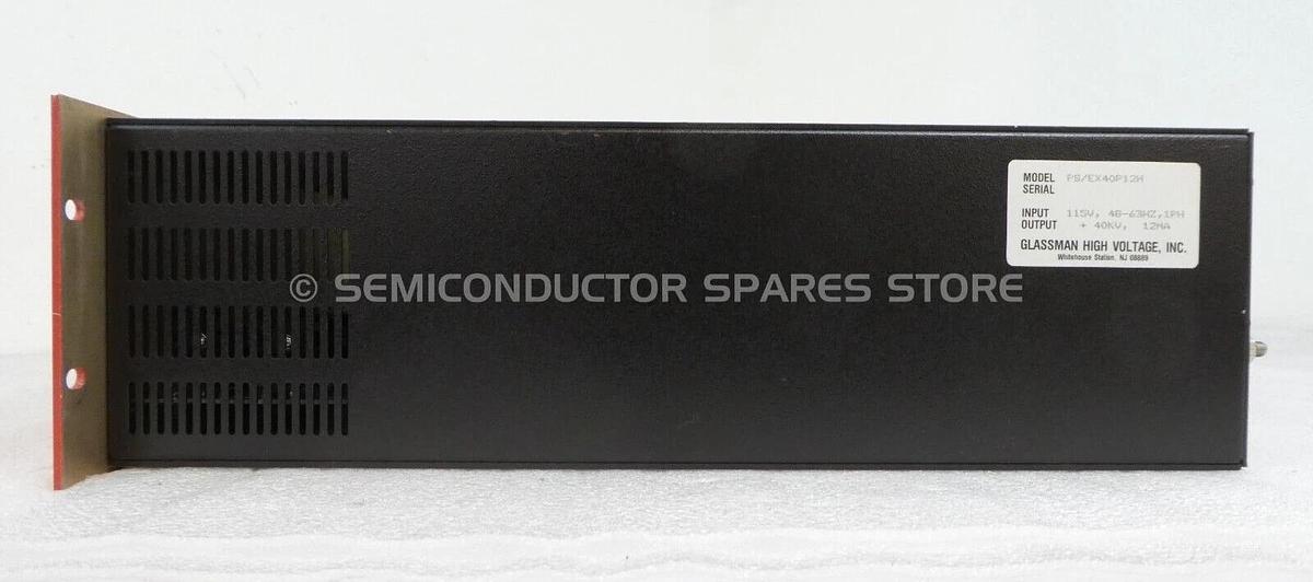 Used Glassman High Voltage PS/EX40P12H Power Supply Varian VSEA 109559003 Working