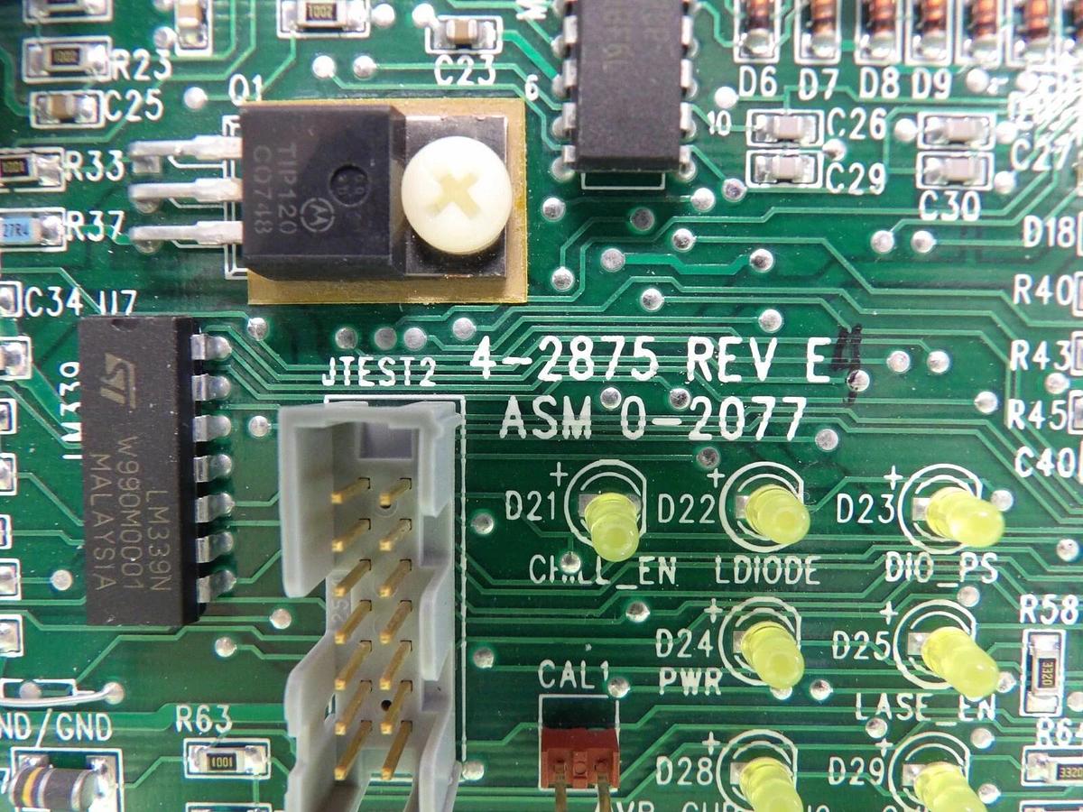 Used Lightwave Electronics 4-2875 Laser PCB ASM 0-2077 M210-PS-V06 Working Spare