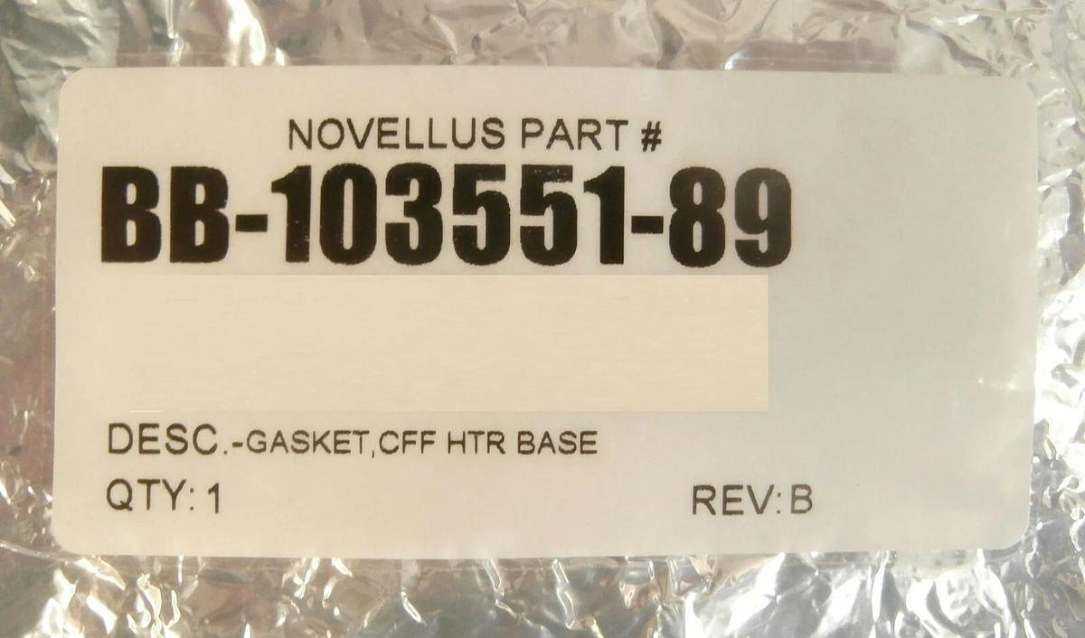 Refurbished Novellus Systems BB-103551-89 CFF HTR Base Gasket Reseller Lot of 6 Refurbished