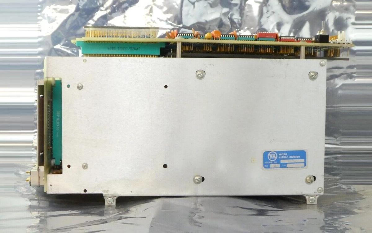 Used Varian VSEA H0289-1 E.S. Control Logic and Pneumatic Rack PCB D-H0121001 Working