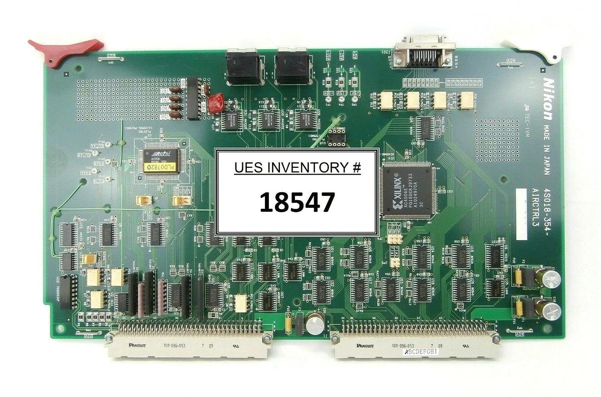 Used Nikon 4S018-354 Control Board PCB AIRCTRL3 NSR-S204B Step-and-Repeat Spare