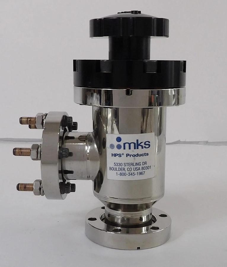 Used MKS Instruments UHV-40-ACC-EAVM Angle Valve Reseller Lot of 3 Working Surplus