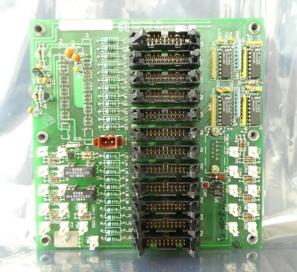 Used AMAT Applied Materials 0100-09114 Gas Panel Board PCB Precision P5000 Working