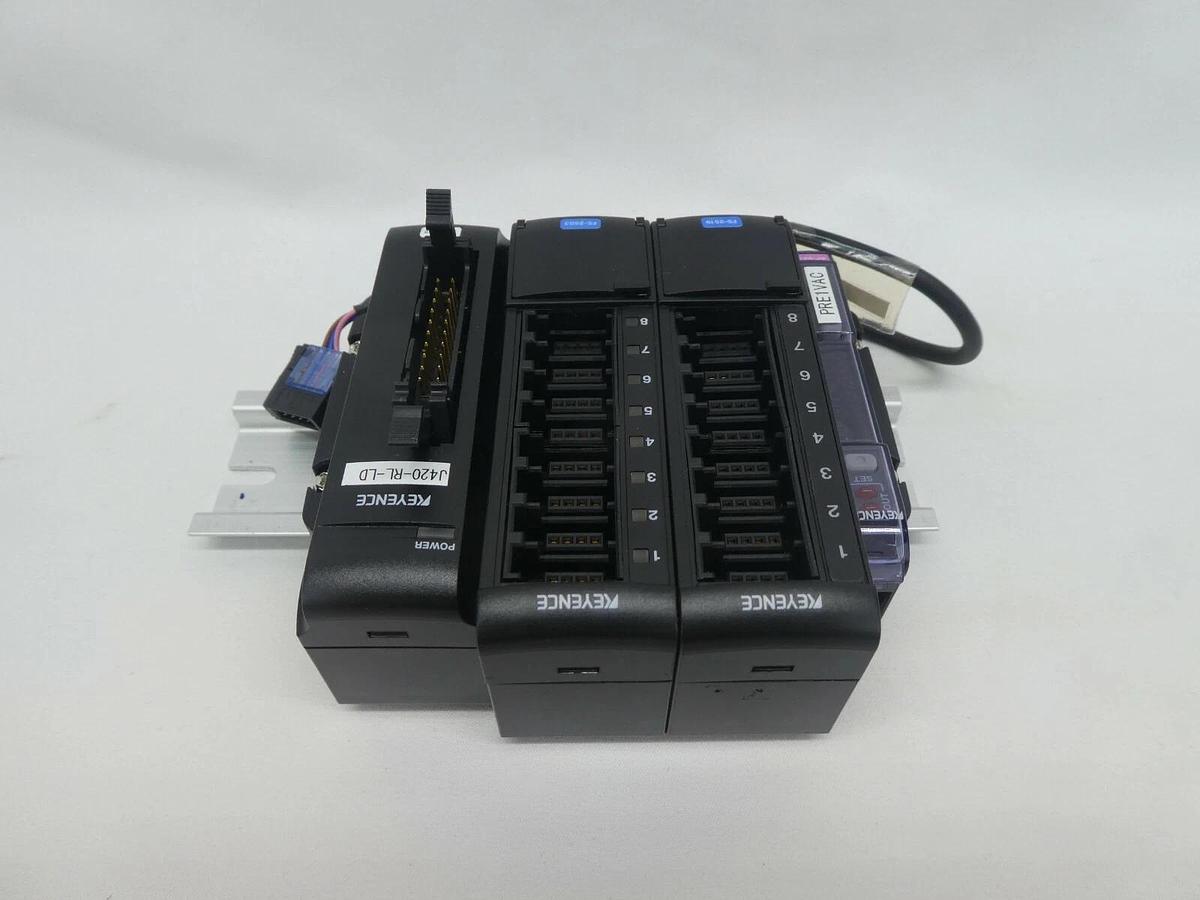 Used Keyence FS Photoelectric Sensor Assembly AP-V41A FS-2503 FS-2502 NSR FX-601F