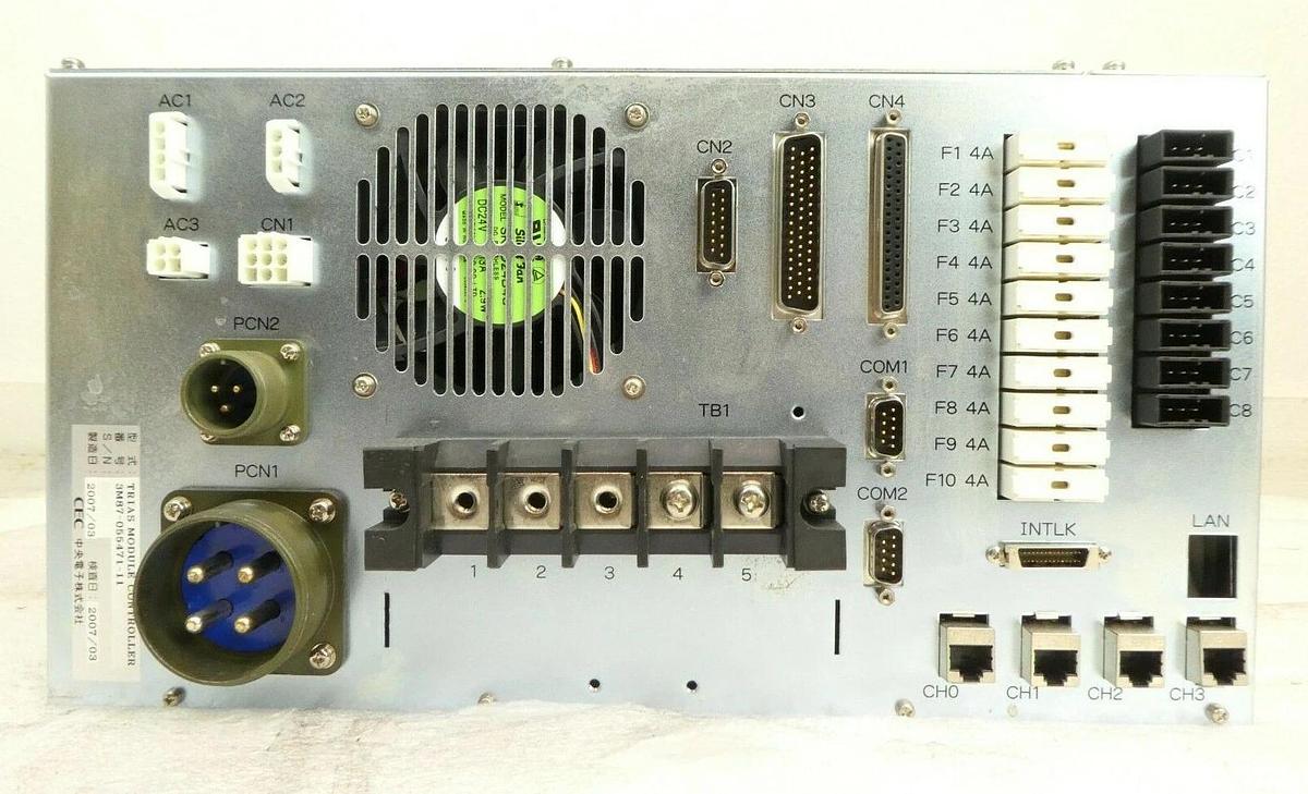 Used TEL Tokyo Electron 3M87-055471-11 Trias Module Controller-S 3M80-002347-11 Spare