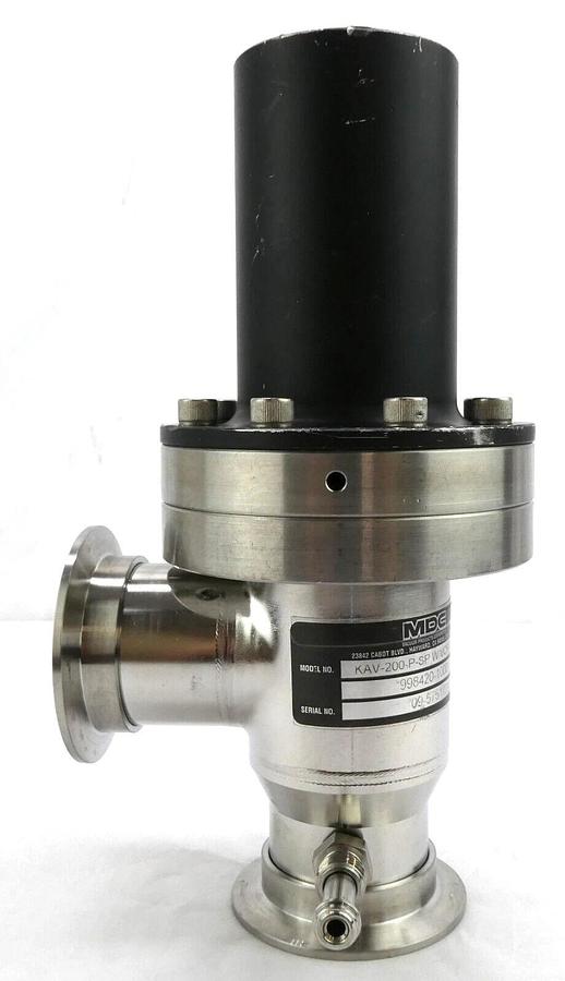Used MDC Vacuum Products KAV-200-P-SP Pneumatic Angle Valve 998420-1000 Working Spare