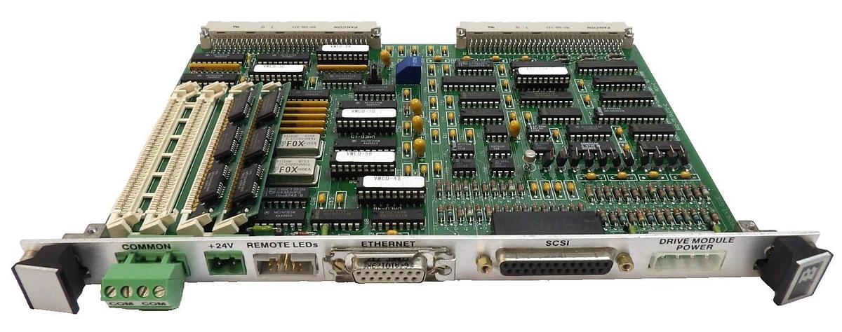 Used Brooks Automation BRD-T5-SLOTO-C VME Controller PCB Assembly Working Surplus