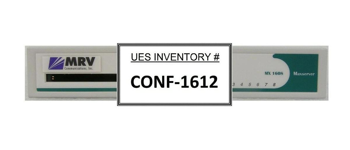 Used MRV 500-8401-NF Terminal Server MX-1608B-014 Brooks Automation Wafer Sorter New
