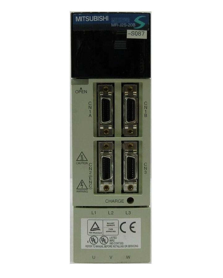 Used Mitsubishi Electric MR-J2S-20B-S087 AC Servo Driver MELSERVO Working Spare