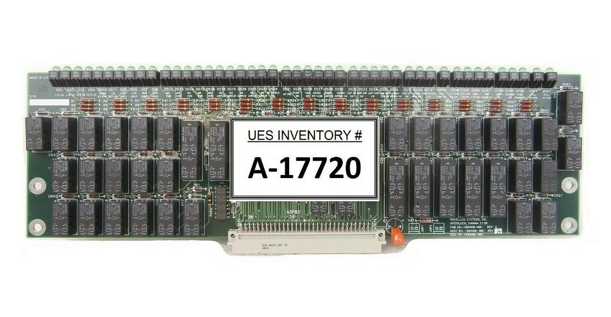 Used Novellus Systems 03-169460-00N Gamma 2130 Interlock Board PCB Card Working