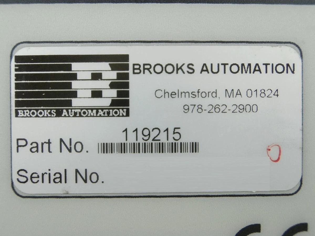 Used Brooks Automation 119215 Wafer Handling Robot Controller Series 8 Working