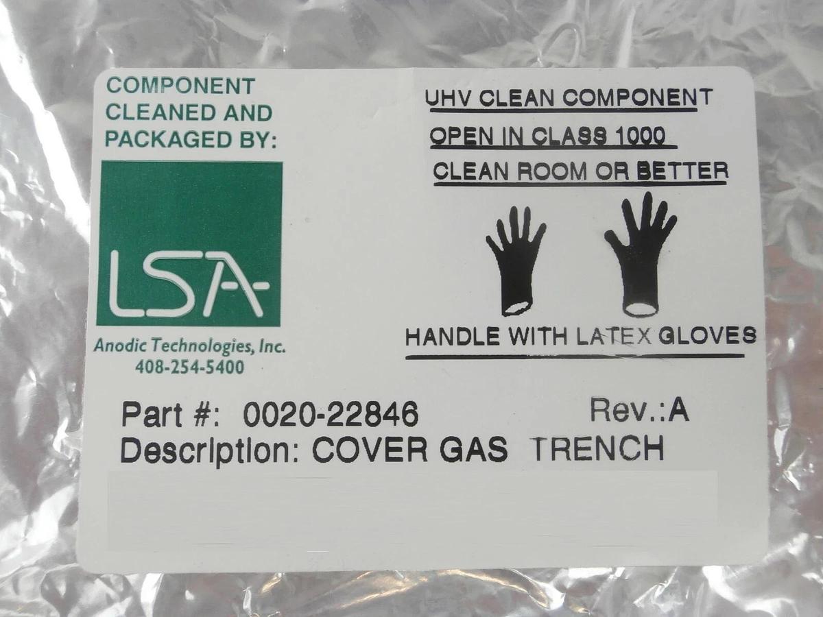 Refurbished AMAT Applied Materials 0020-22846 Gas Trench Cover New Style Refurbished