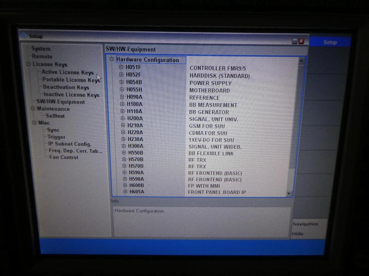 Used Rohde & Schwarz 1201.0002K50 Wideband Radio Comm Tester CMW 500 V 3.7 Non-Signal
