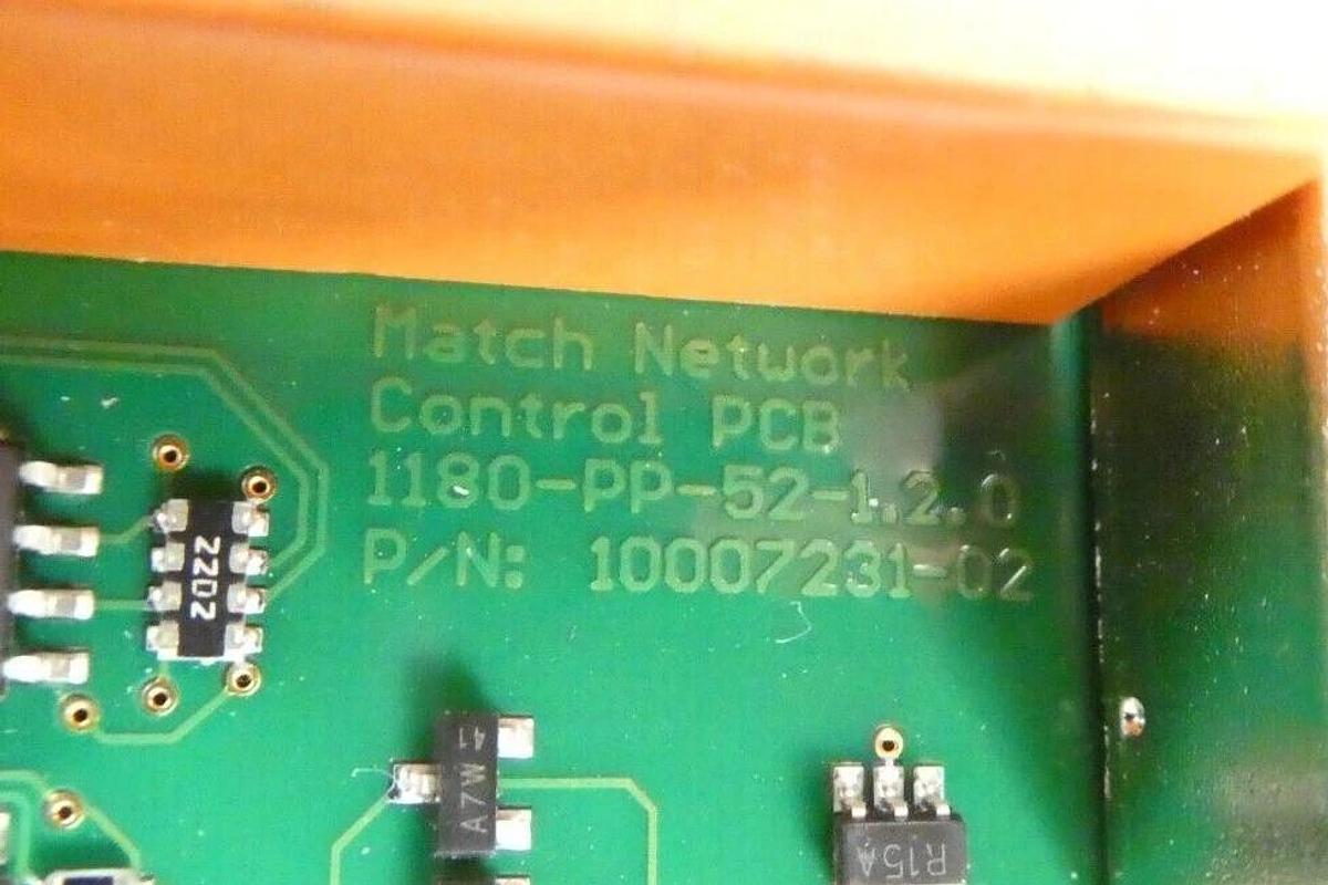 Used Comet 10007231-02 RF Match Network Control PCB 1180-PP-52-1.2.0 Working Surplus