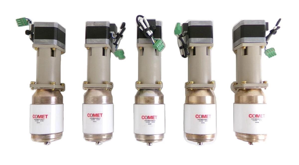 Used Comet CVUN-500AC/8-BGJA-Z RF Variable Vacuum Capacitor Lot of 5 Working