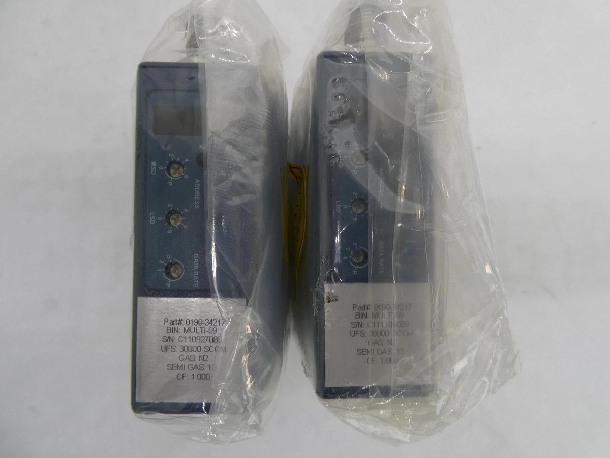 Aera FCP1981CBAXDIDJAA Mass Flow Controller MFC AMAT 0190-34217 Lot of 2 New