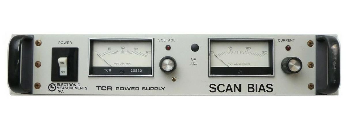 Used Electronic Measurements 20S30-1-0502 TCR Power Supply Scan Bias Varian Working
