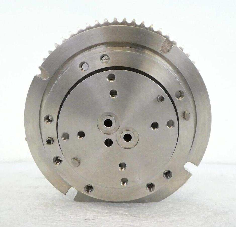 Used MetalFlex 54-166533E PVD Geared Vacuum Feedthrough Spindle 35-114294 Working