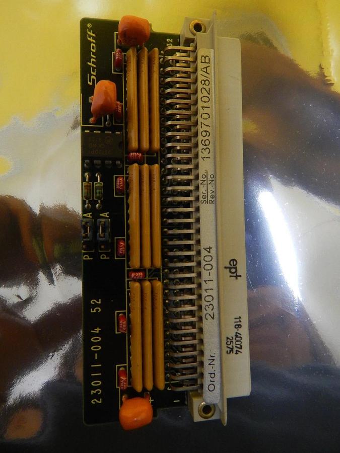 Used Schroff 23011-004 Backplane PCB Assembly Lot of 3 KLA-Tencor 5107 Used Working