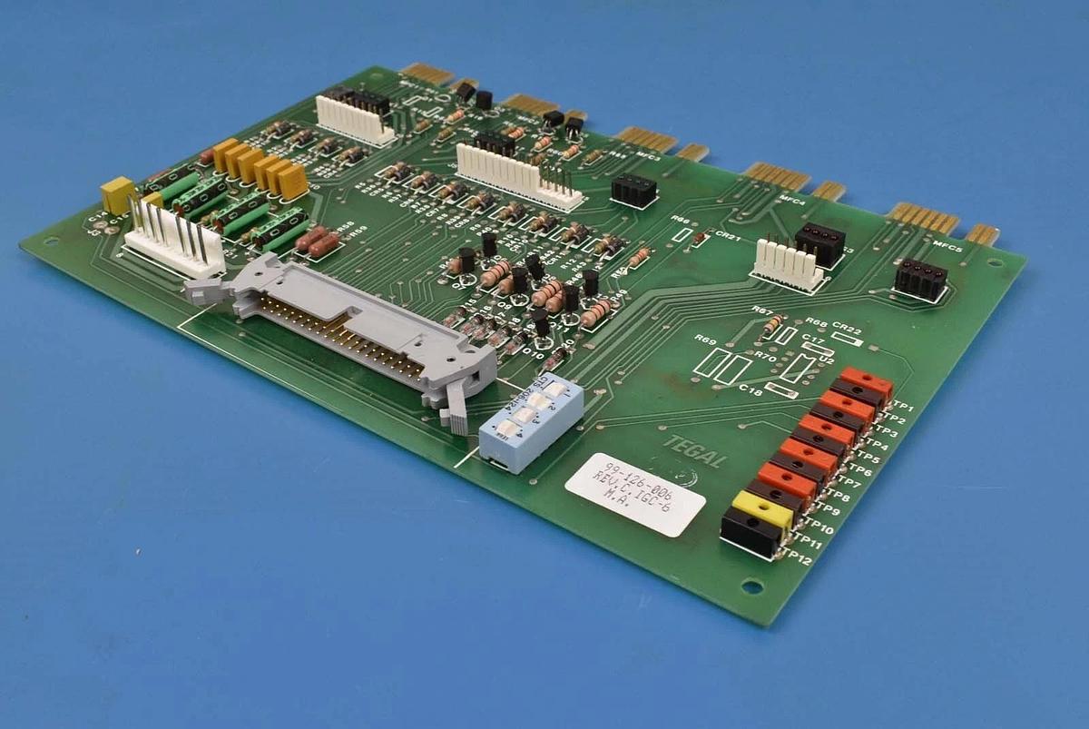 Used Tegal 99-126-006 PCB IGC-6 Gas Interface