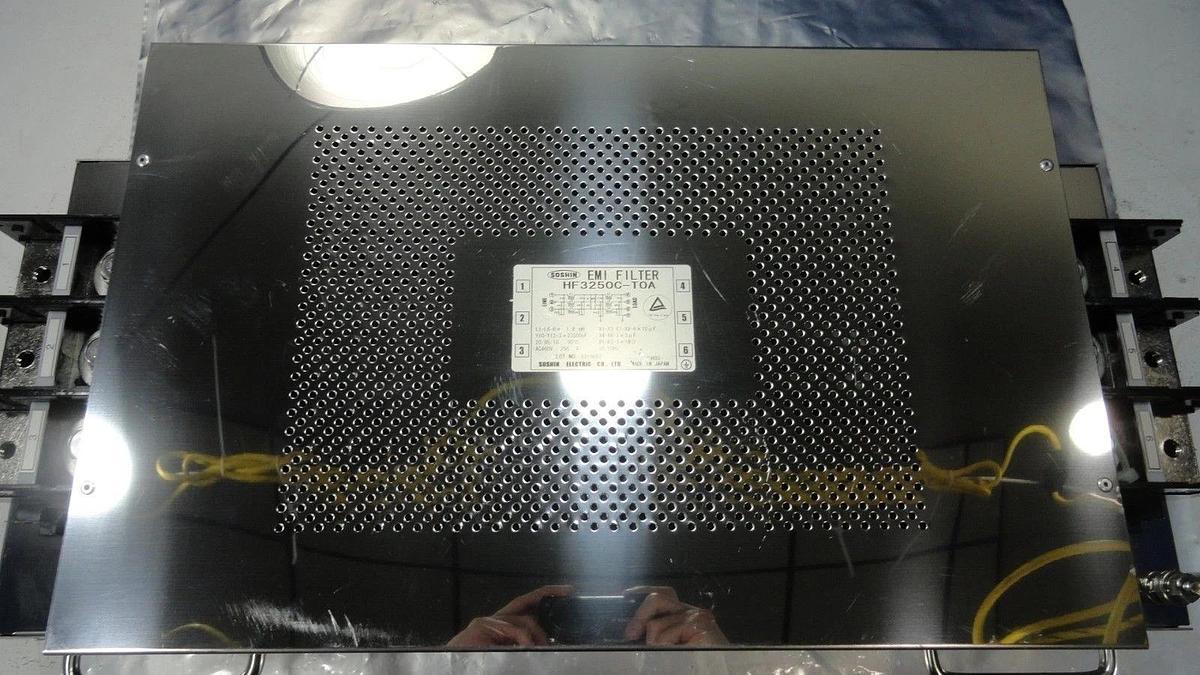 Used Soshin HF3250C-TOA EMI Filter Kokusai Zestone DD-1203V 300mm Used Working