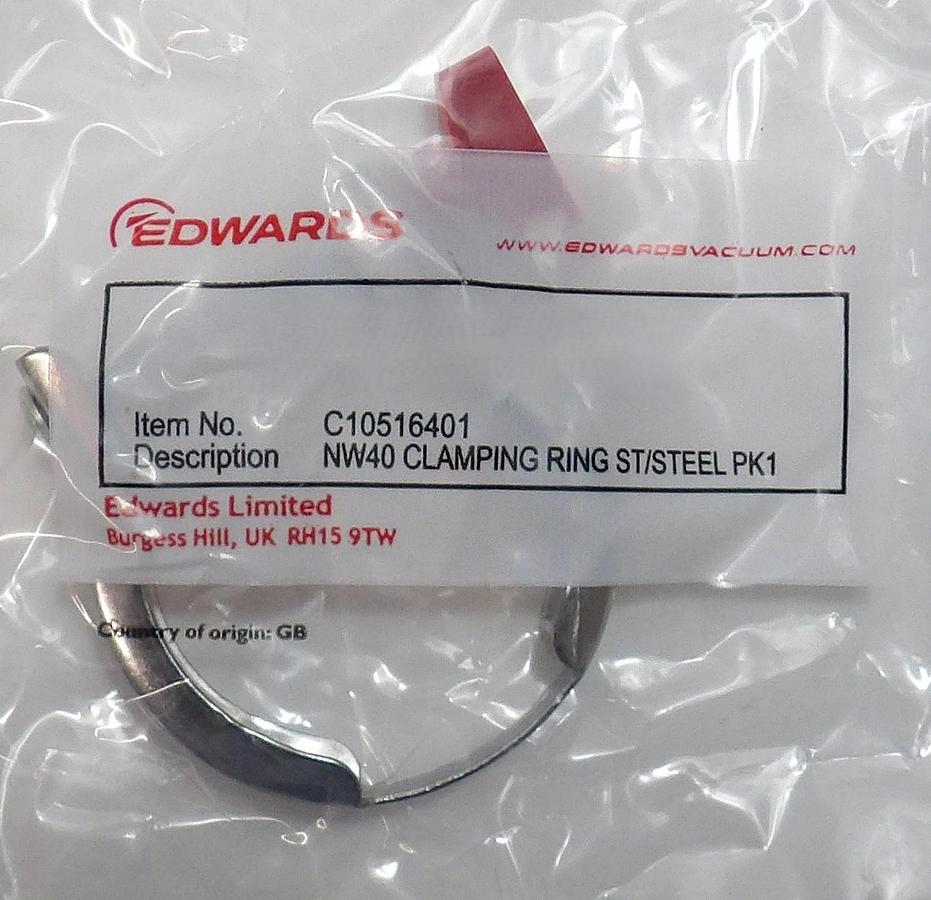 Edwards M56104054 iXH Series PTFE Check Valve Assembly New Surplus