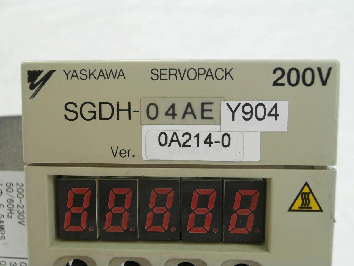 Used Yaskawa Electric SGDH-04AEY904 Servo Drive SERVOPACK AMAT 0190-08039 Used