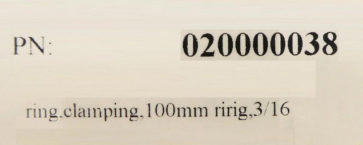 Used AMAT Applied Materials 0200-00038 Quartz Clamp Ring 100mm Cleaned Working
