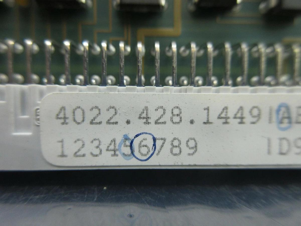 Used ASML 4022.428.14490 Reticle Handling Control PCB Card PAS 5000/2500 Used Working